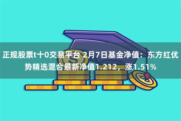 正规股票t十0交易平台 2月7日基金净值：东方红优势精选混合最新净值1.212，涨1.51%